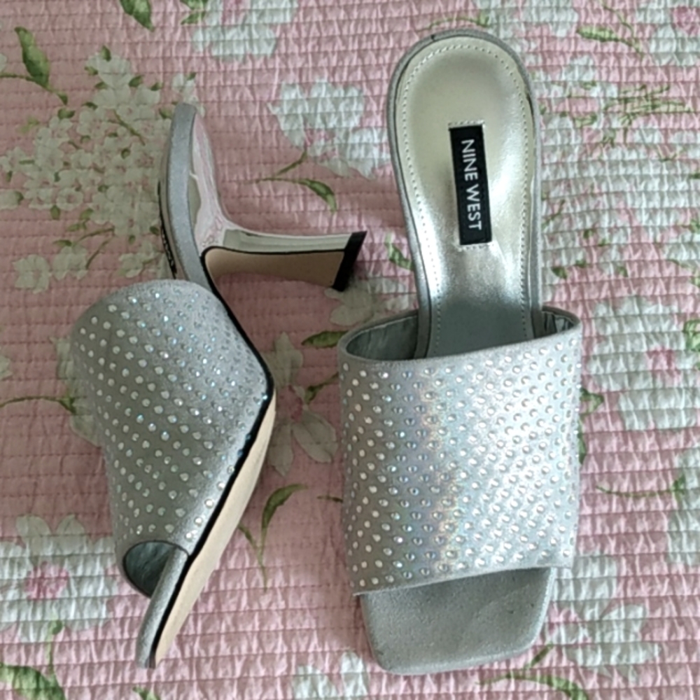 Nine West shoes with unique heels.